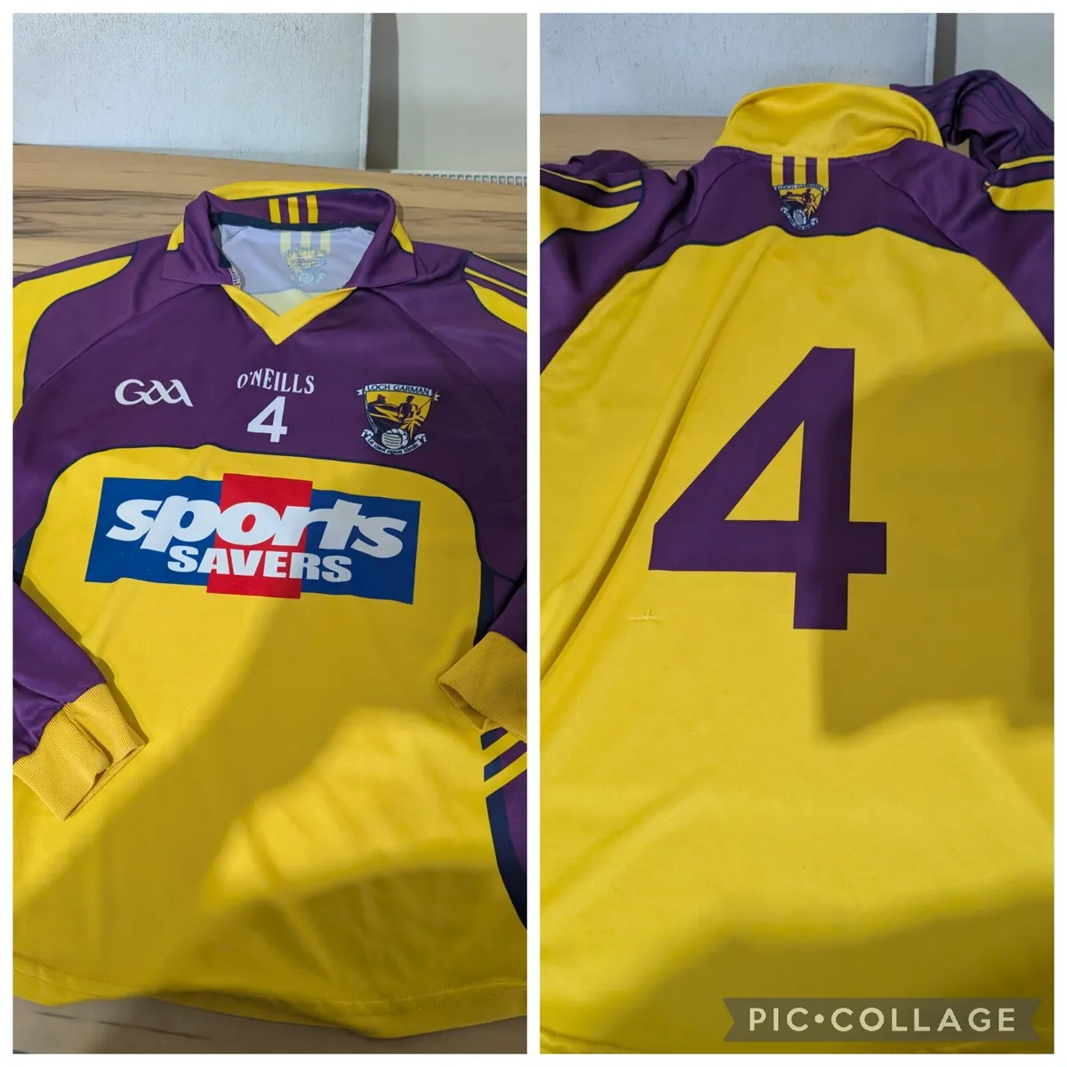 Match worn Wexford GAA jerseys rare long sleeve - Image 4