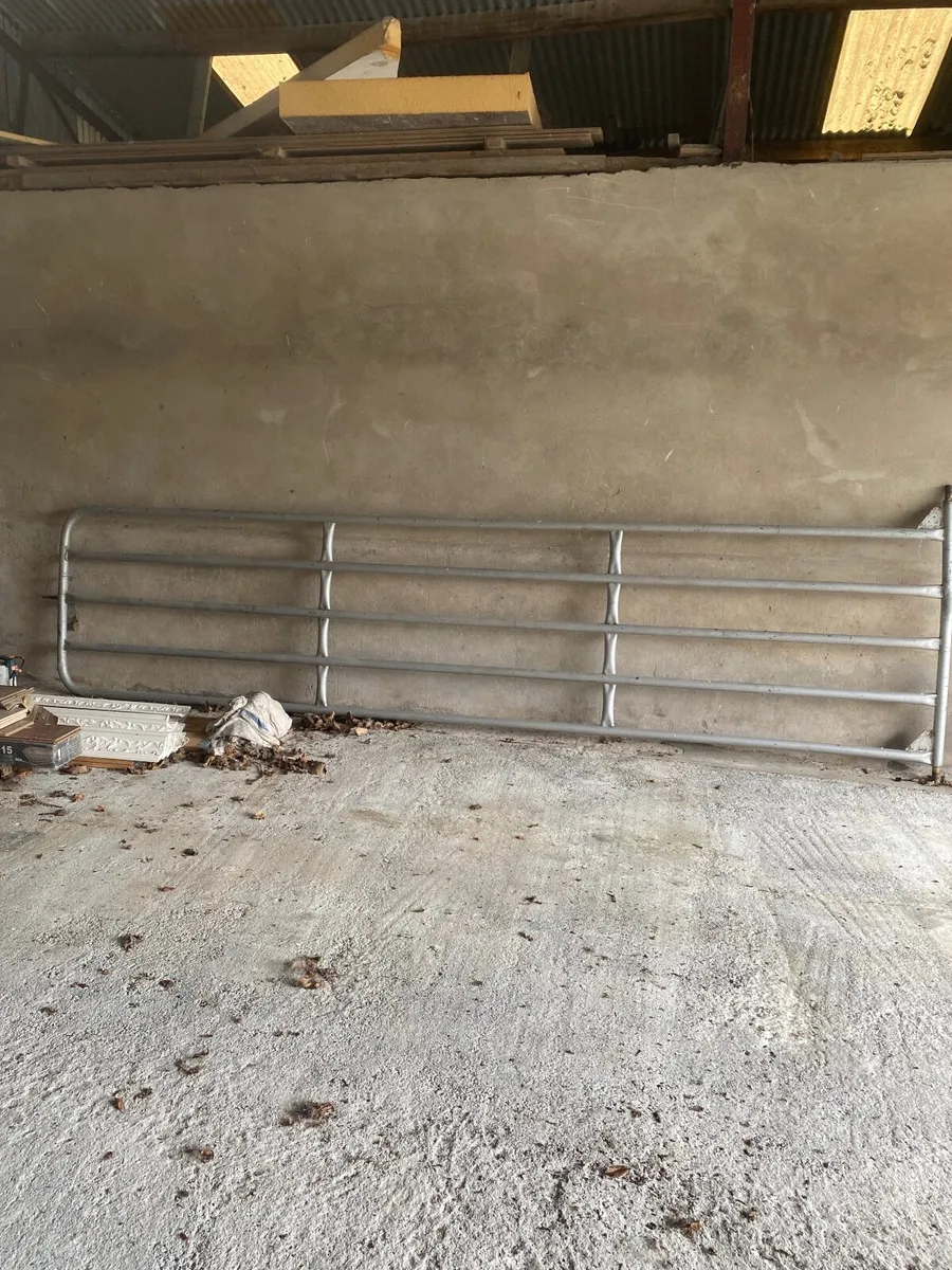 Selection of heavy duty gates and timber fencing - Image 3