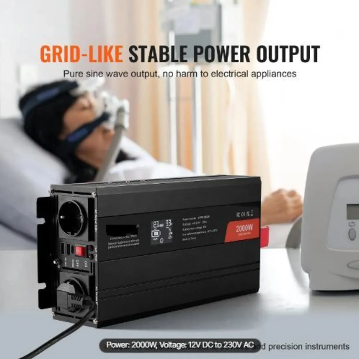 Pure Sine Wave Inverter, 2000 Watt - Image 2