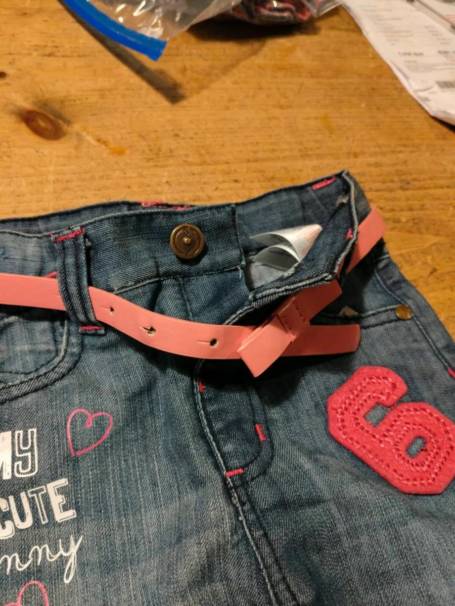 children's blue denim jeans from the brand Minoti. - Image 3