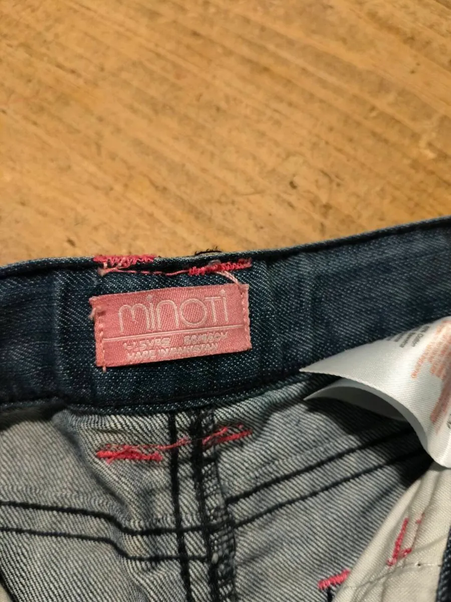 children's blue denim jeans from the brand Minoti. - Image 4