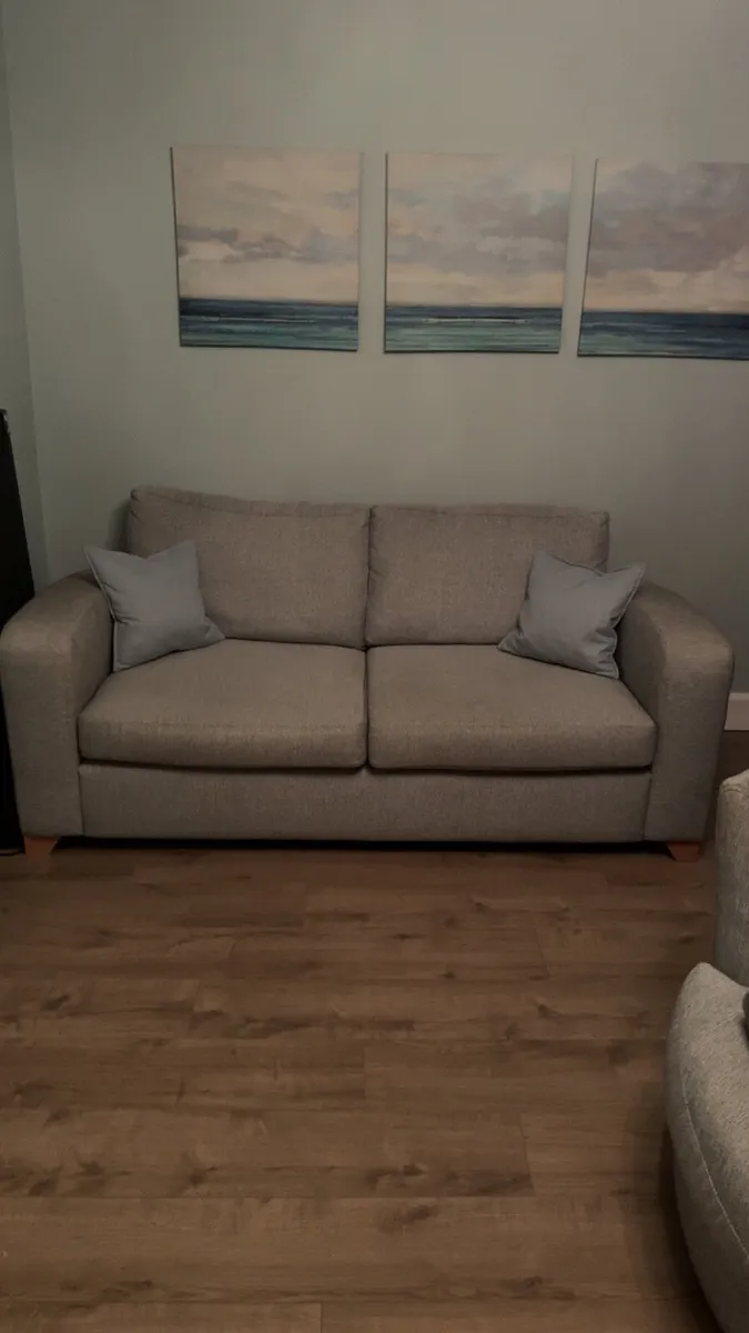 Sofa, arm chair and foot rest - Image 2