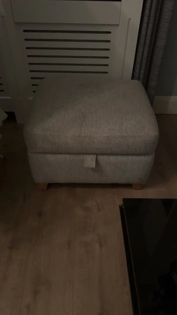 Sofa, arm chair and foot rest - Image 3