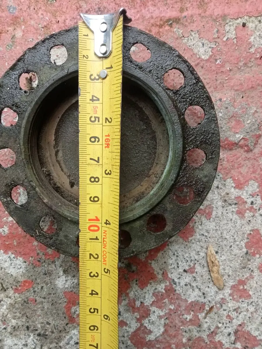 Old brass tanker cover - Image 4