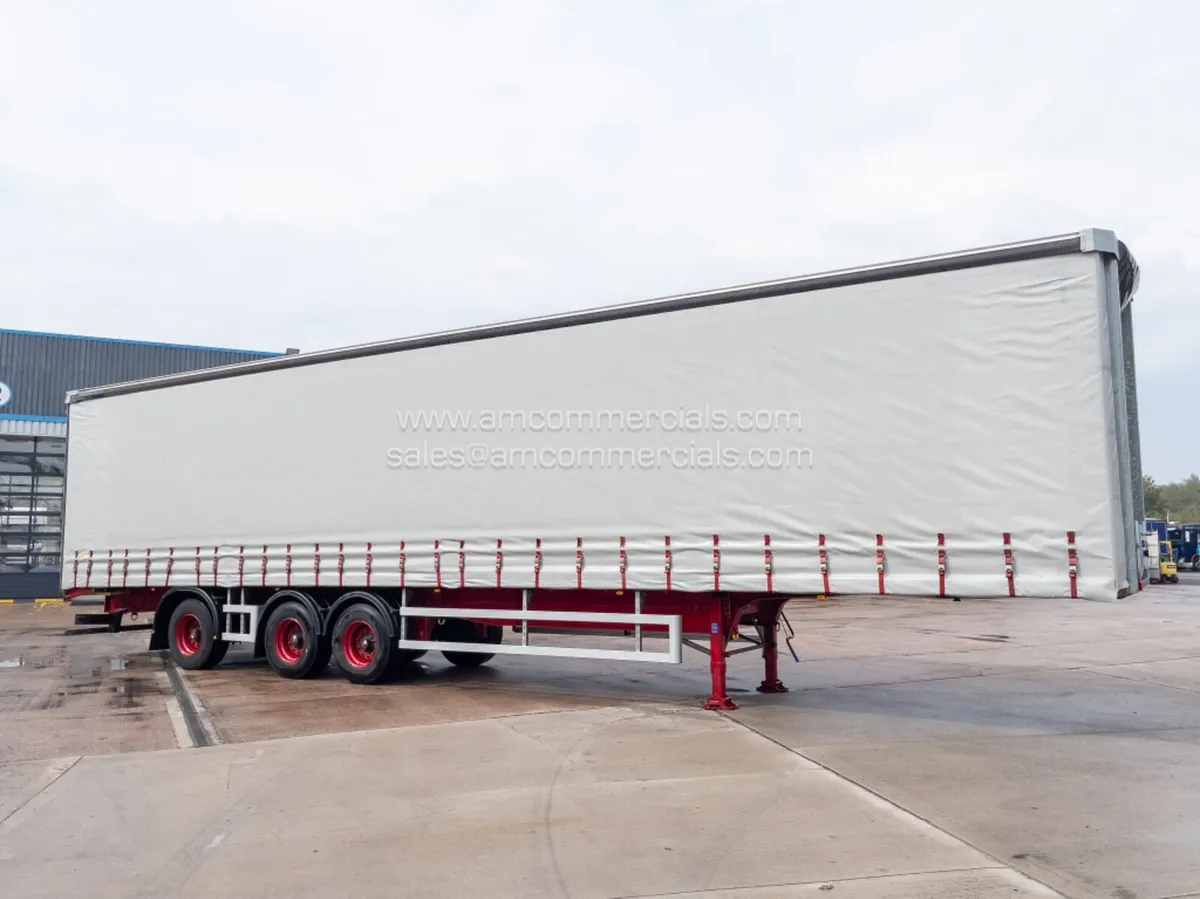 2022 TIGER 4500MM Curtain Side Tri Axle Trailer - Image 1