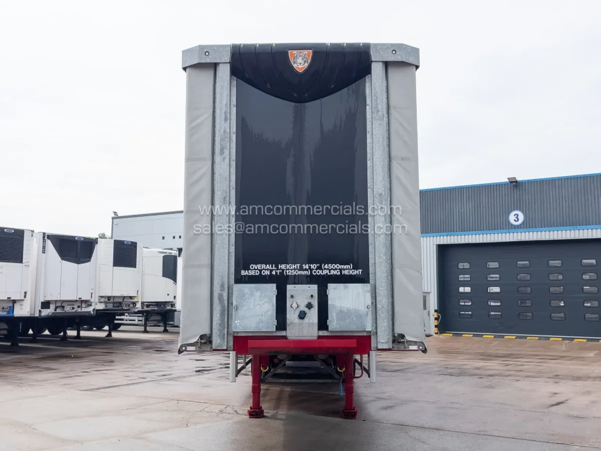 2022 TIGER 4500MM Curtain Side Tri Axle Trailer - Image 2