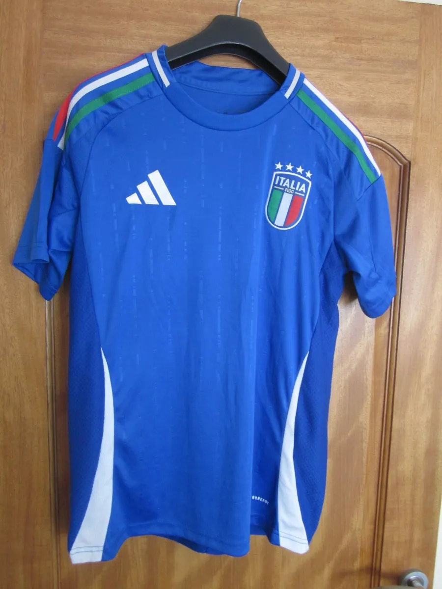Adidas Italy Home Shirt 2024 Mens - Image 1