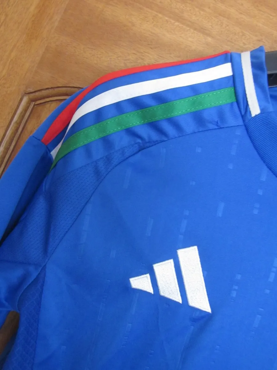 Adidas Italy Home Shirt 2024 Mens - Image 2