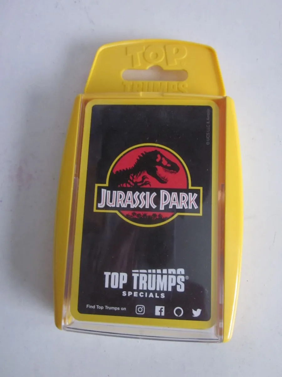 Top Trumps Jurassic Park Specials Card Game - Image 1