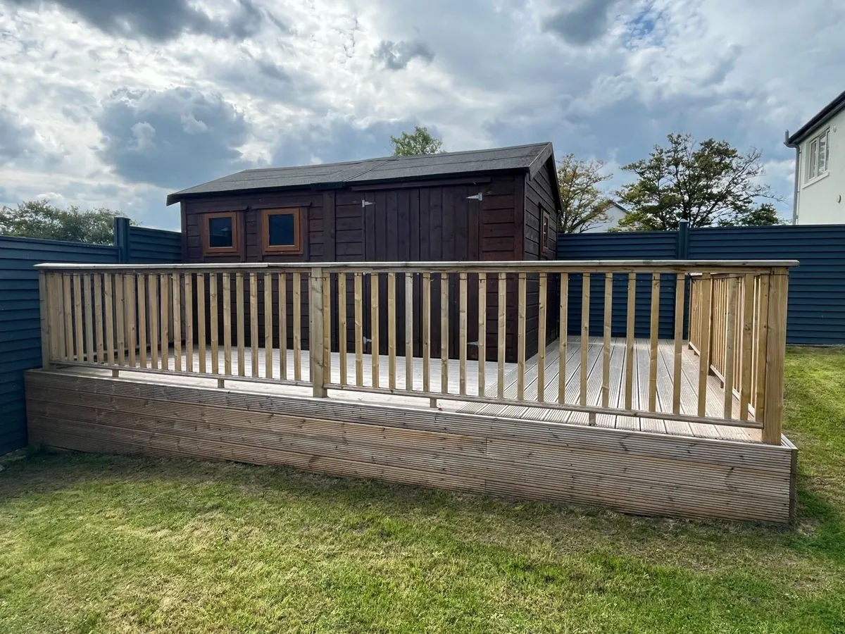 Shed and decking - Image 1
