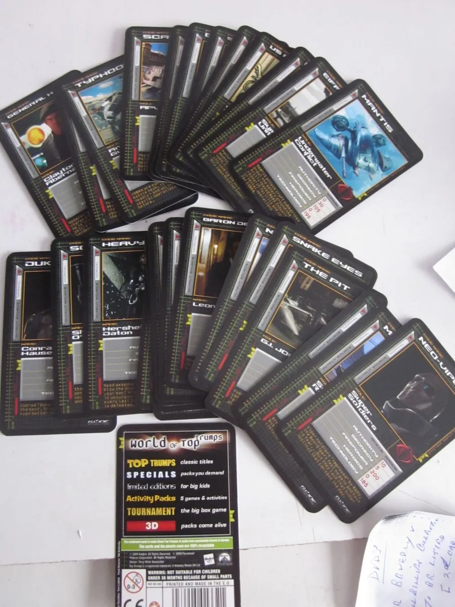 Top Trumps GI Joe Specials Card Game - Image 4