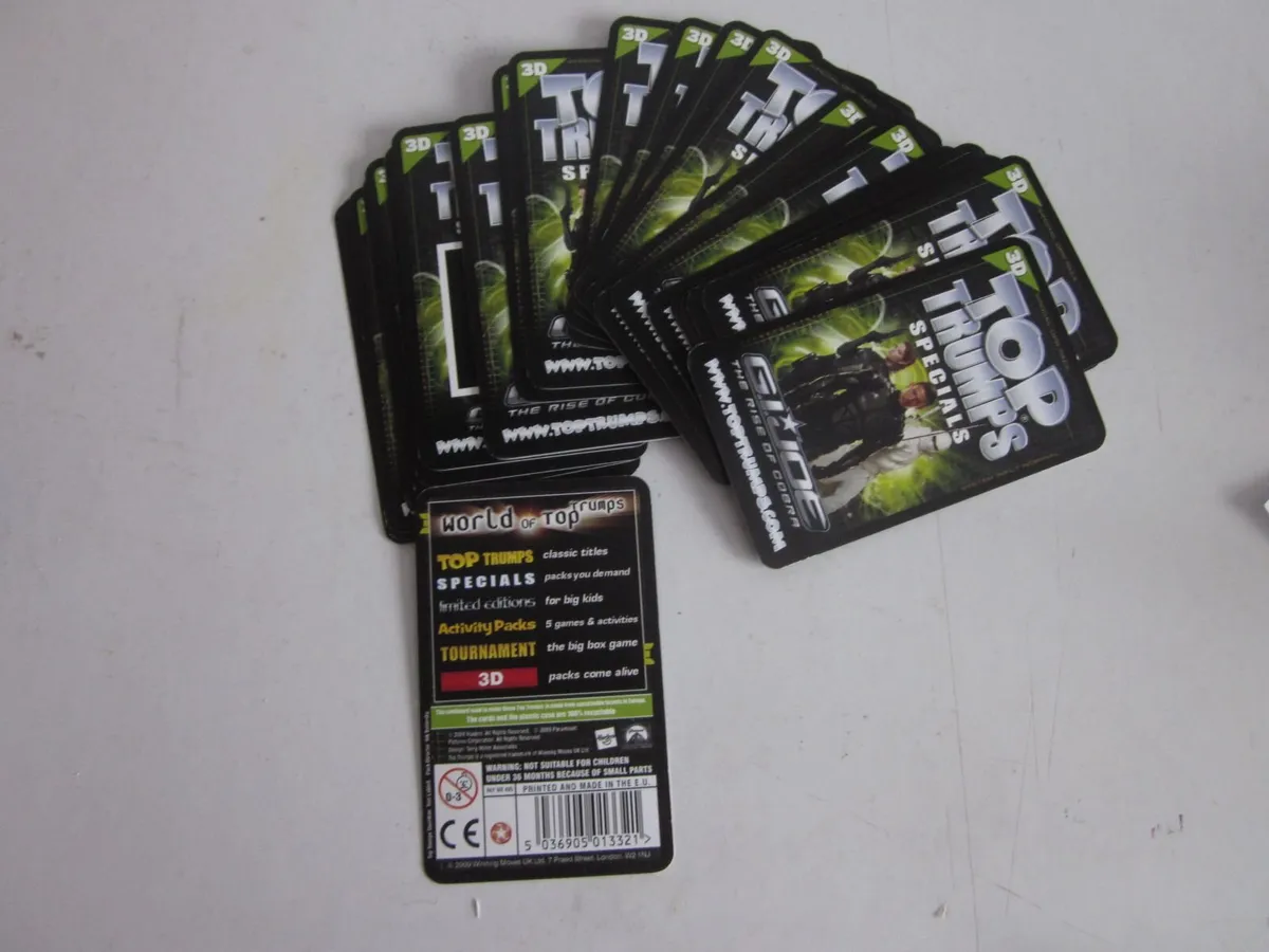 Top Trumps GI Joe Specials Card Game - Image 2