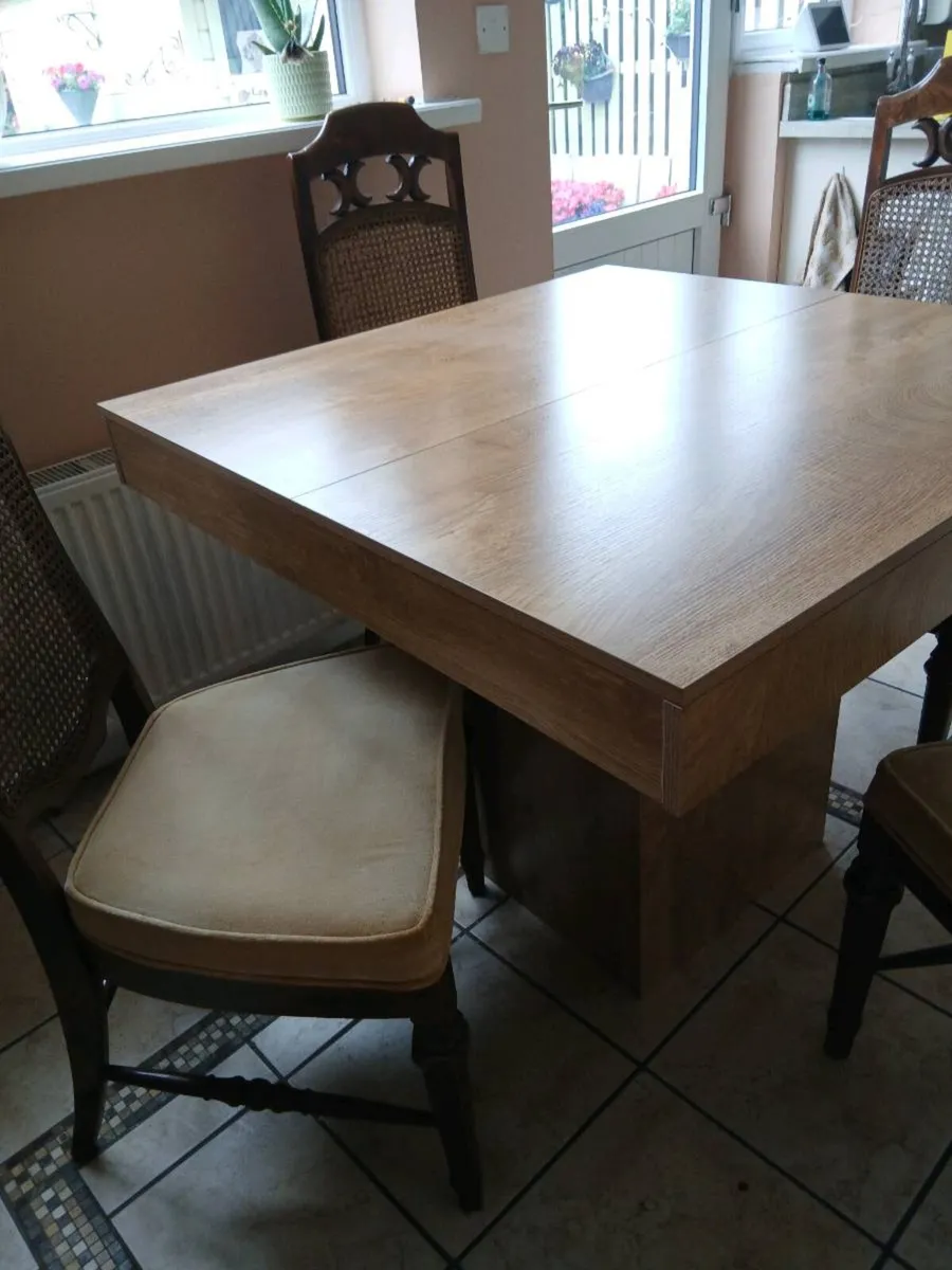 Dining table and 4 chairs - Image 2