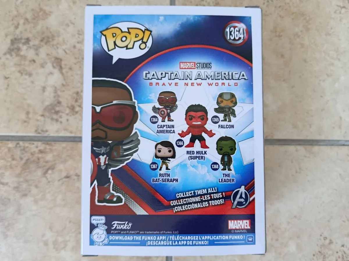 Funko Pop Marvel Captain America # 1364 Vinyl Toy - Image 2