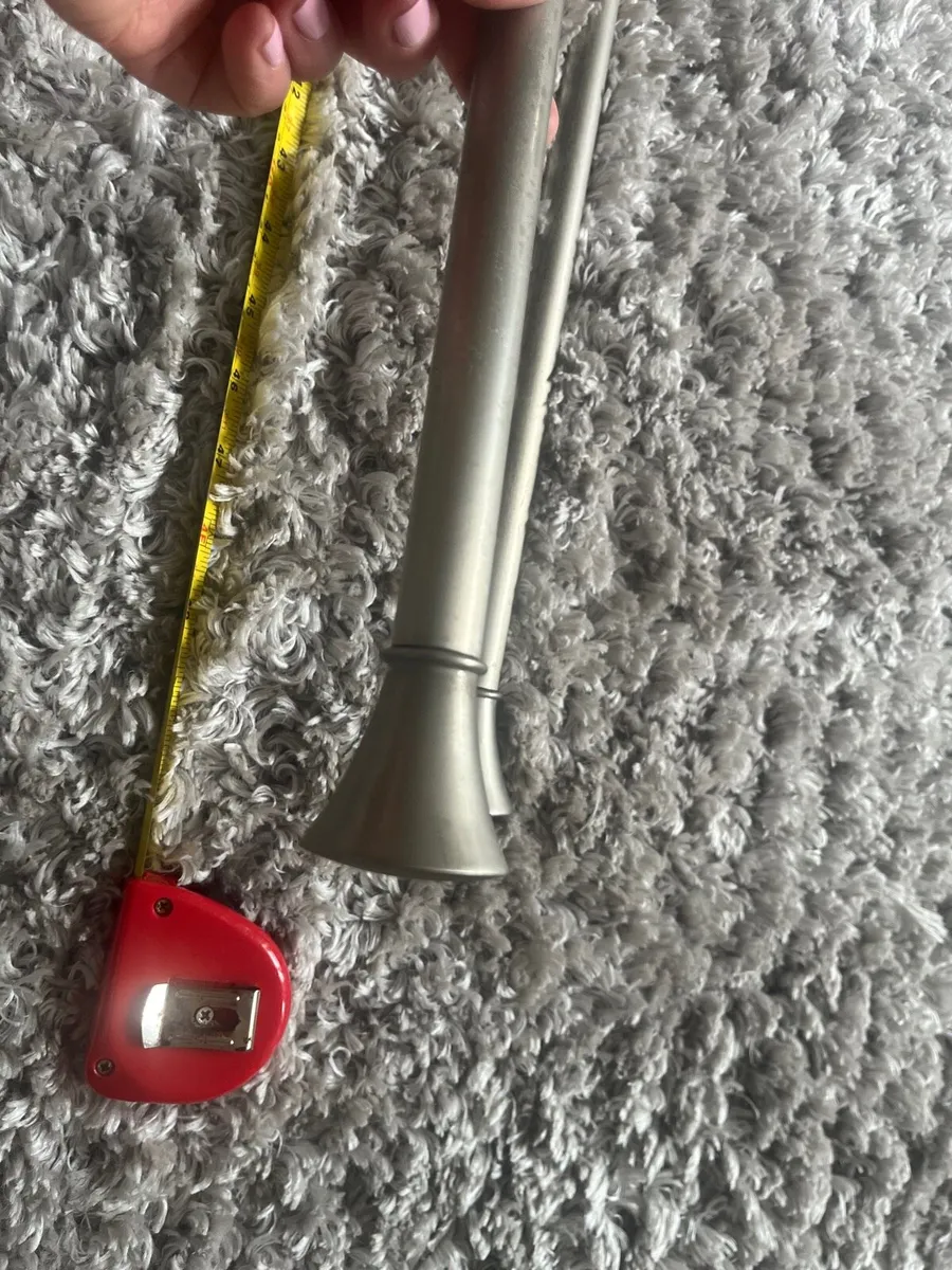 Crome curtain poles - Image 1