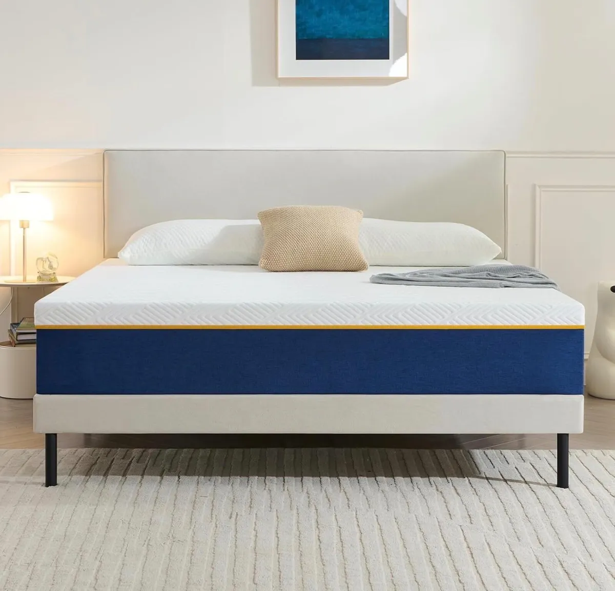 As New Single Bed Gel Memory Foam Mattress - Image 1