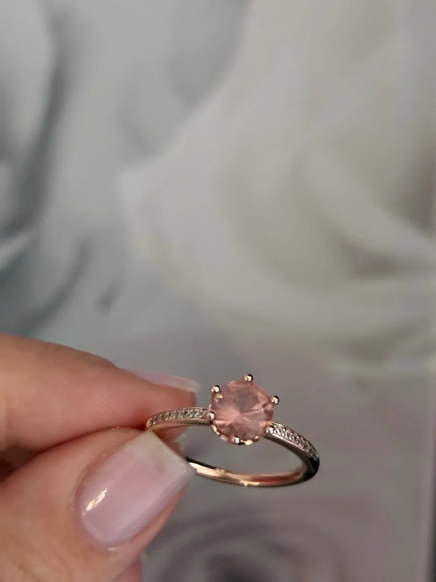 Pandora Ring gold sparkling crown size 54 - Image 3