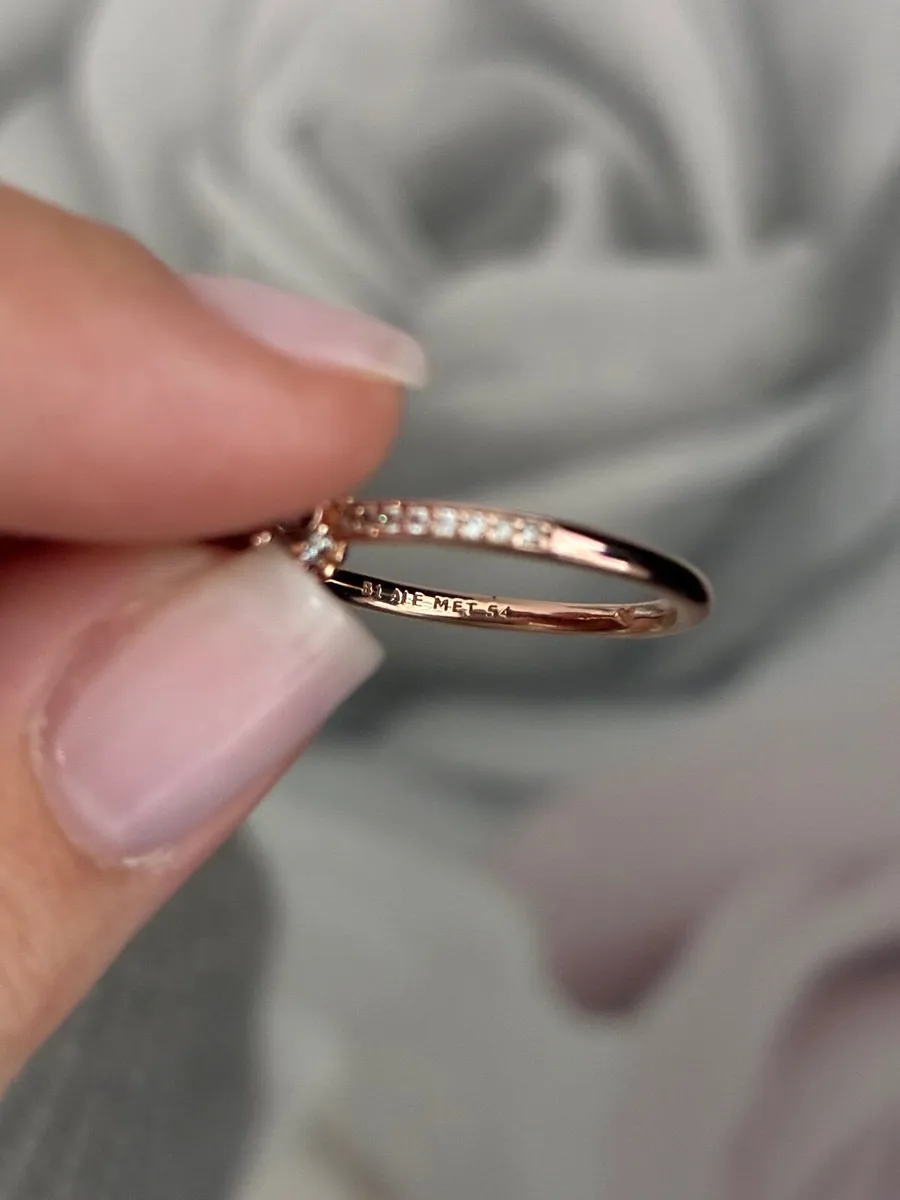 Pandora Ring gold sparkling crown size 54 - Image 4