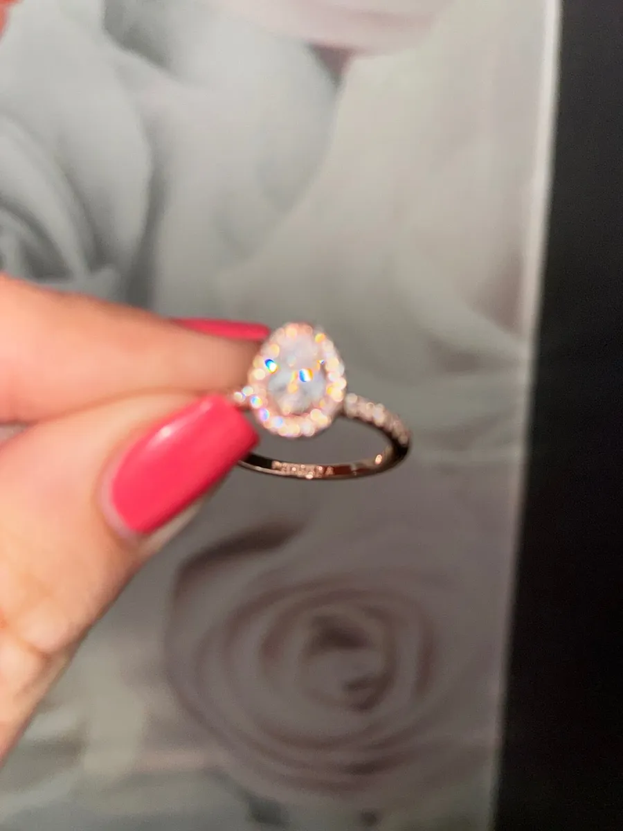 Pandora Ring gold teardrop size 56 - Image 2