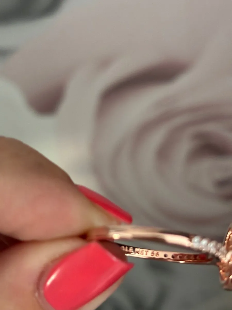 Pandora Ring gold teardrop size 56 - Image 4