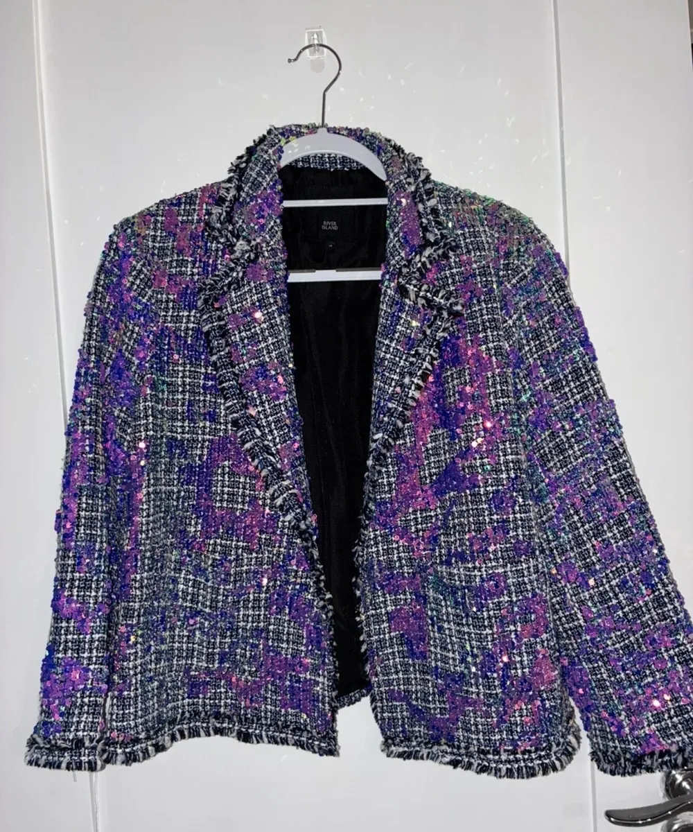 River island sequin jacket size 14 - Image 2