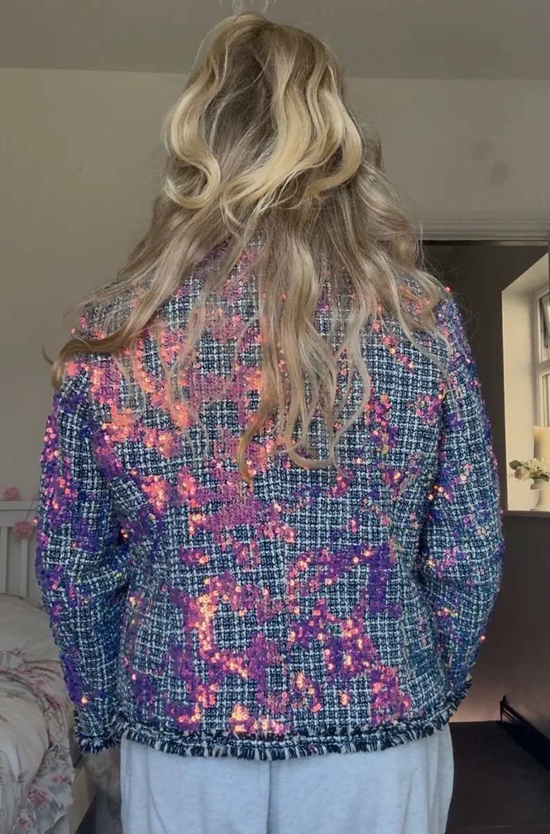 River island sequin jacket size 14 - Image 4