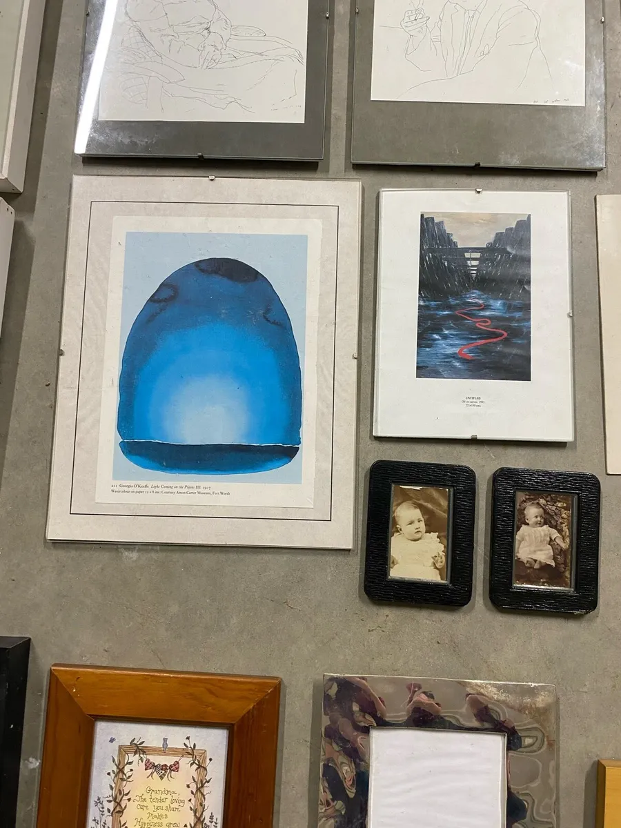 Picture frames, antique photos job lot - Image 4