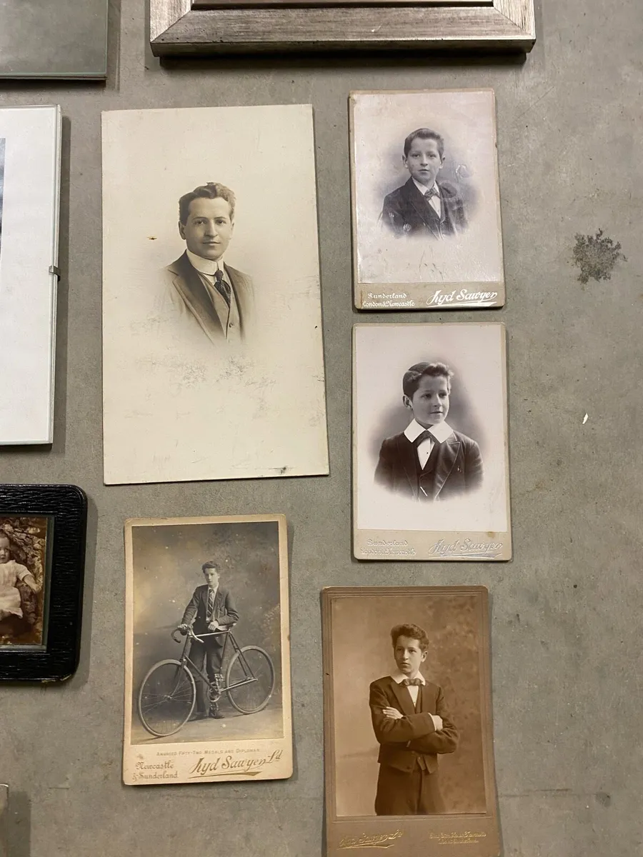 Picture frames, antique photos job lot - Image 3