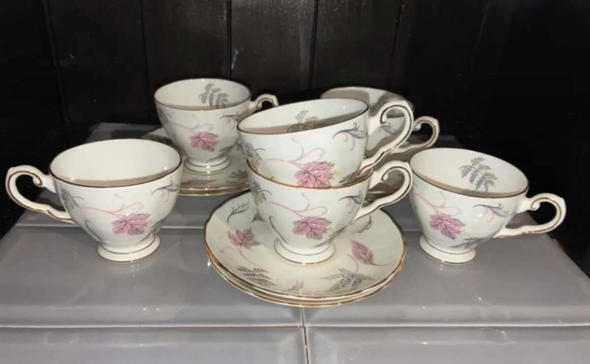 1960’s Original Royal Tuscan bone china set - Image 4