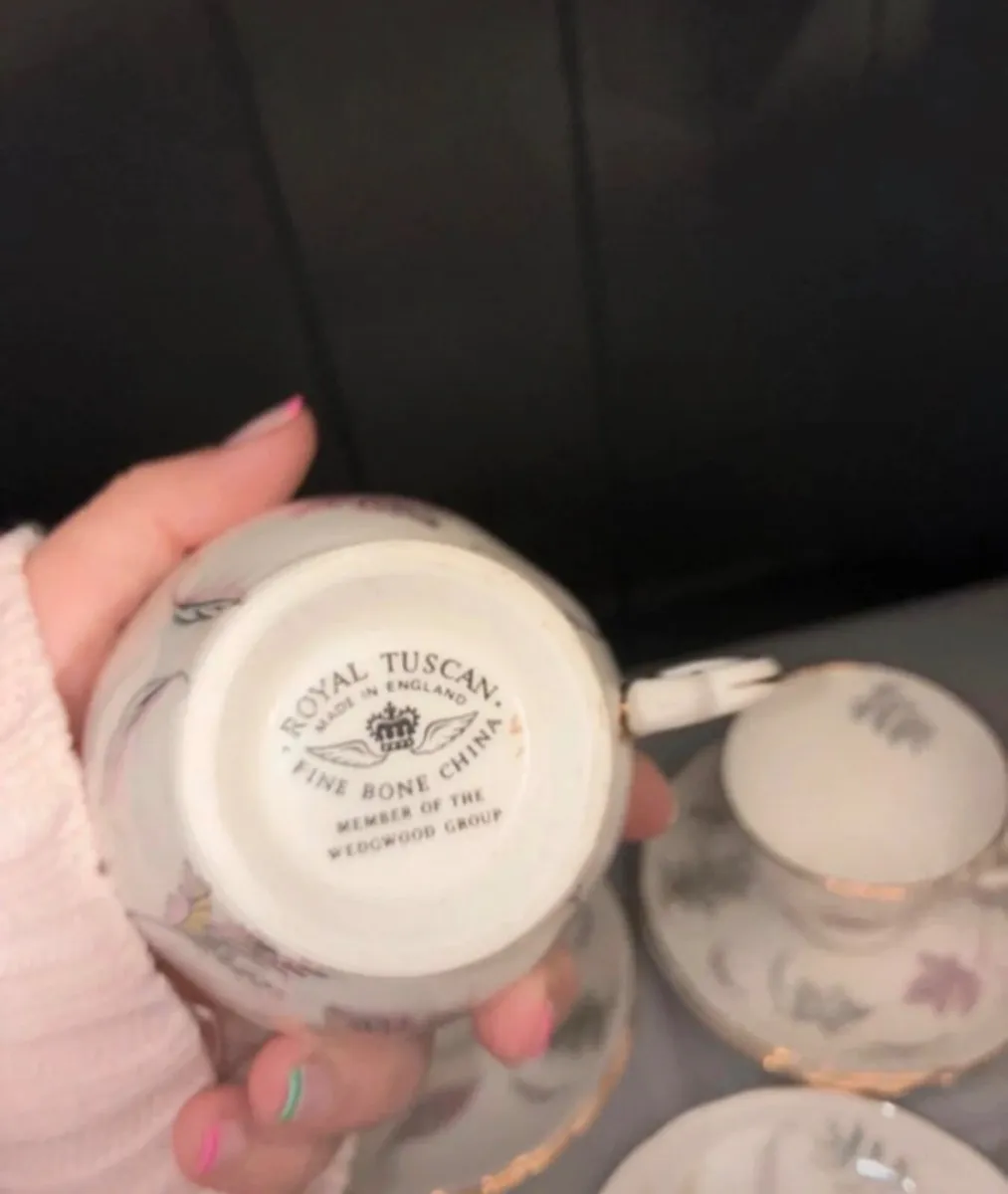 1960’s Original Royal Tuscan bone china set - Image 2