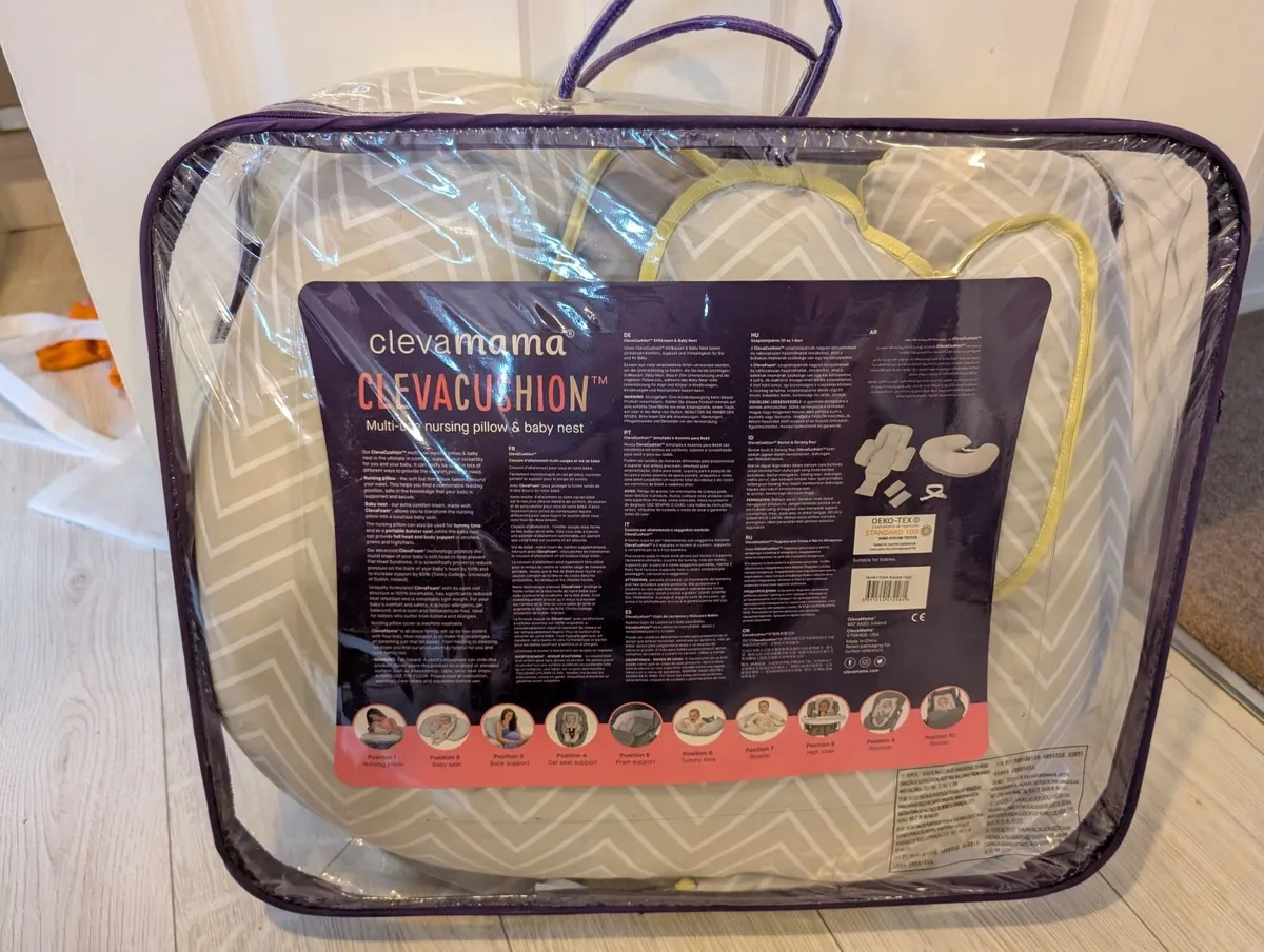 ClevaMama ClevaCushion 10-in-1 Nursing Pillow - Image 3