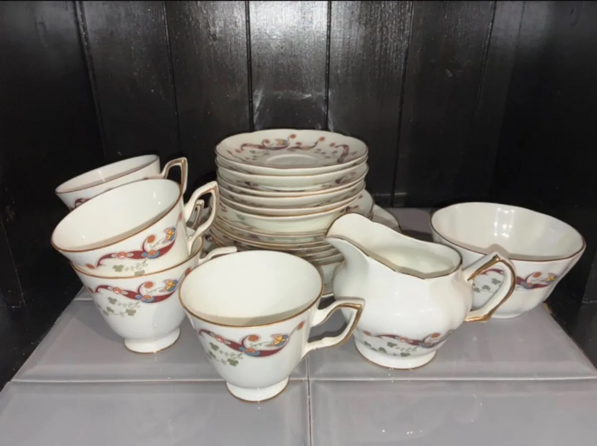 1960’s Original Royal Tara fine bone China tea se - Image 1