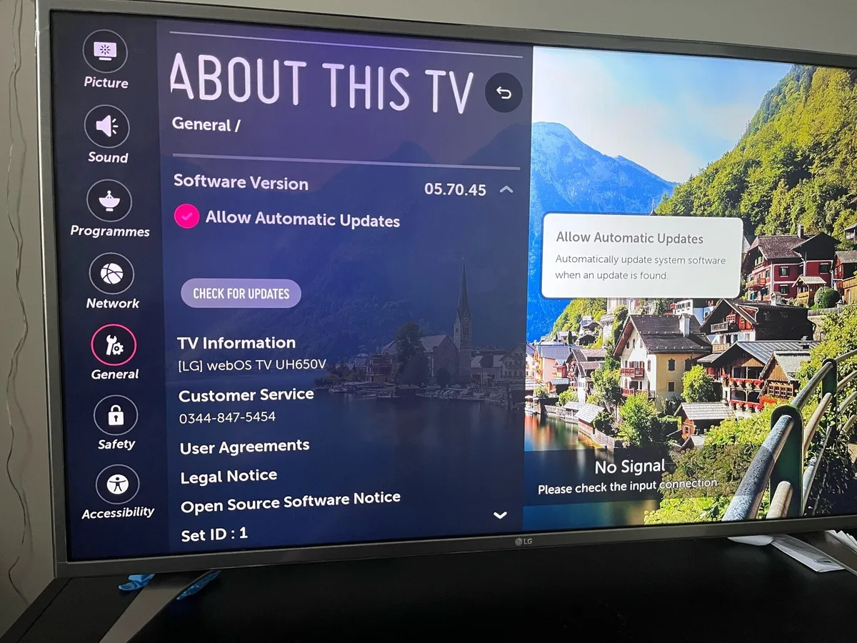 43” LG Smart Led TV - Image 1