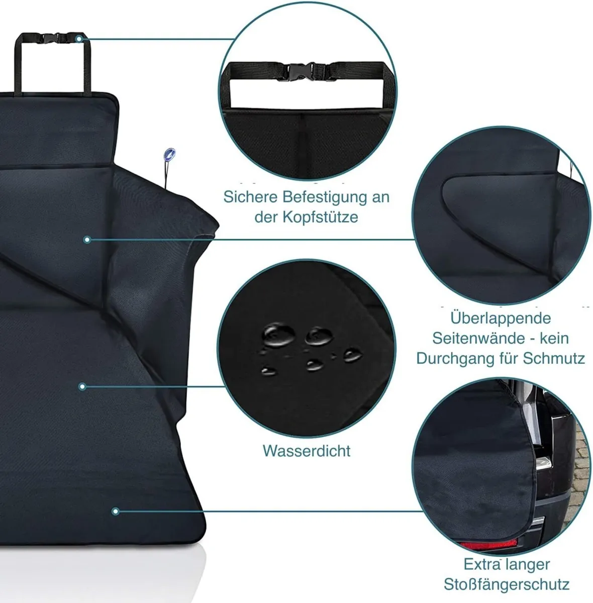 All-in-One Waterproof Pet Car Seat Cover - Image 3