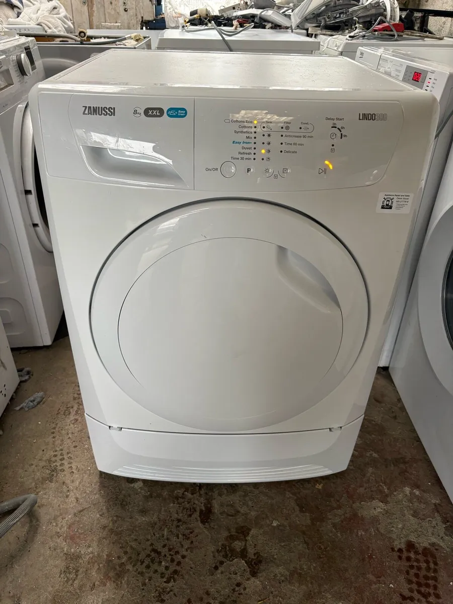 Zanussi Condenser Dryer - 8kg Drum