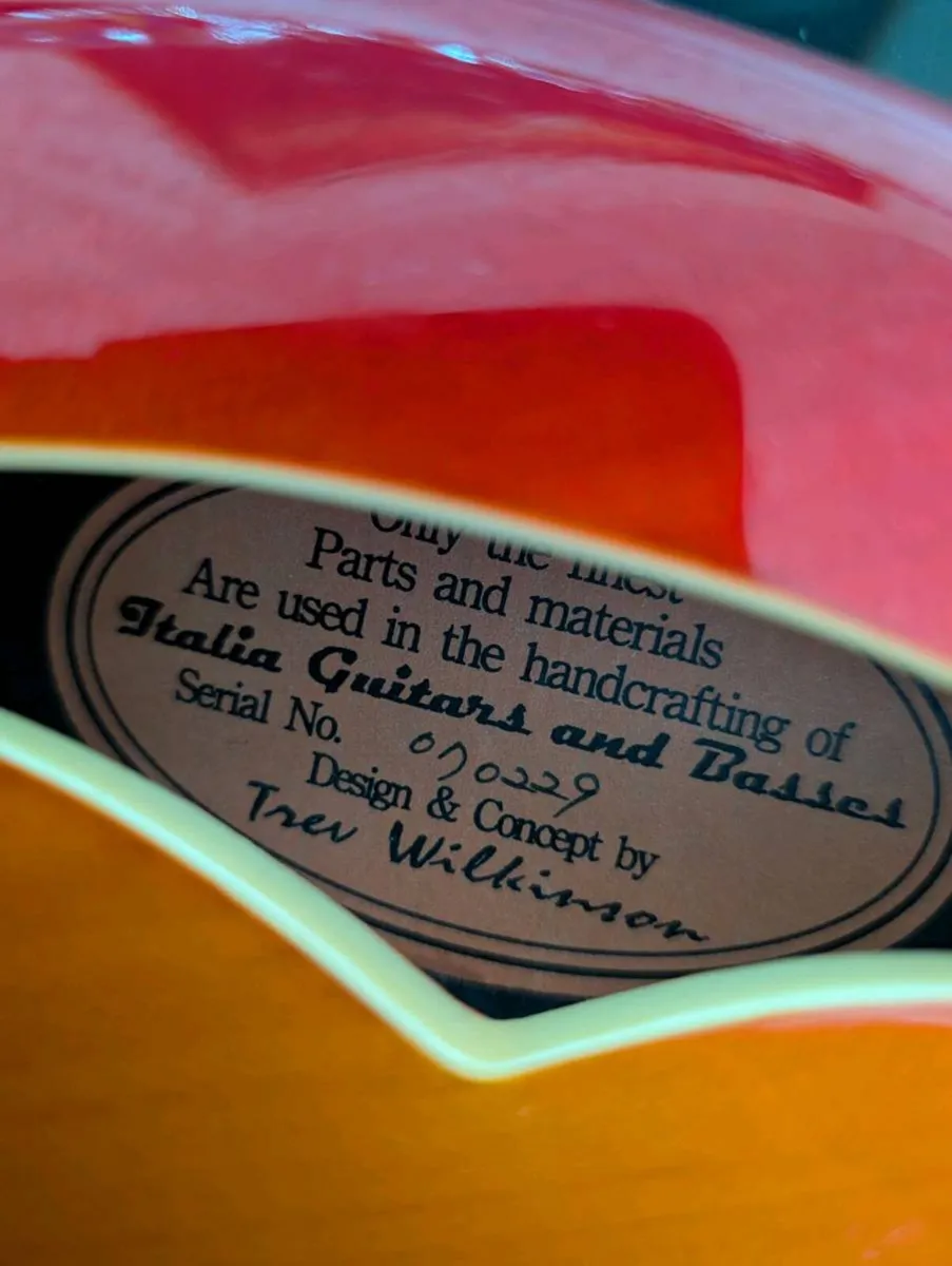 Very rare Italia Rimini 6 2007 Cherry Sunburst - Image 2