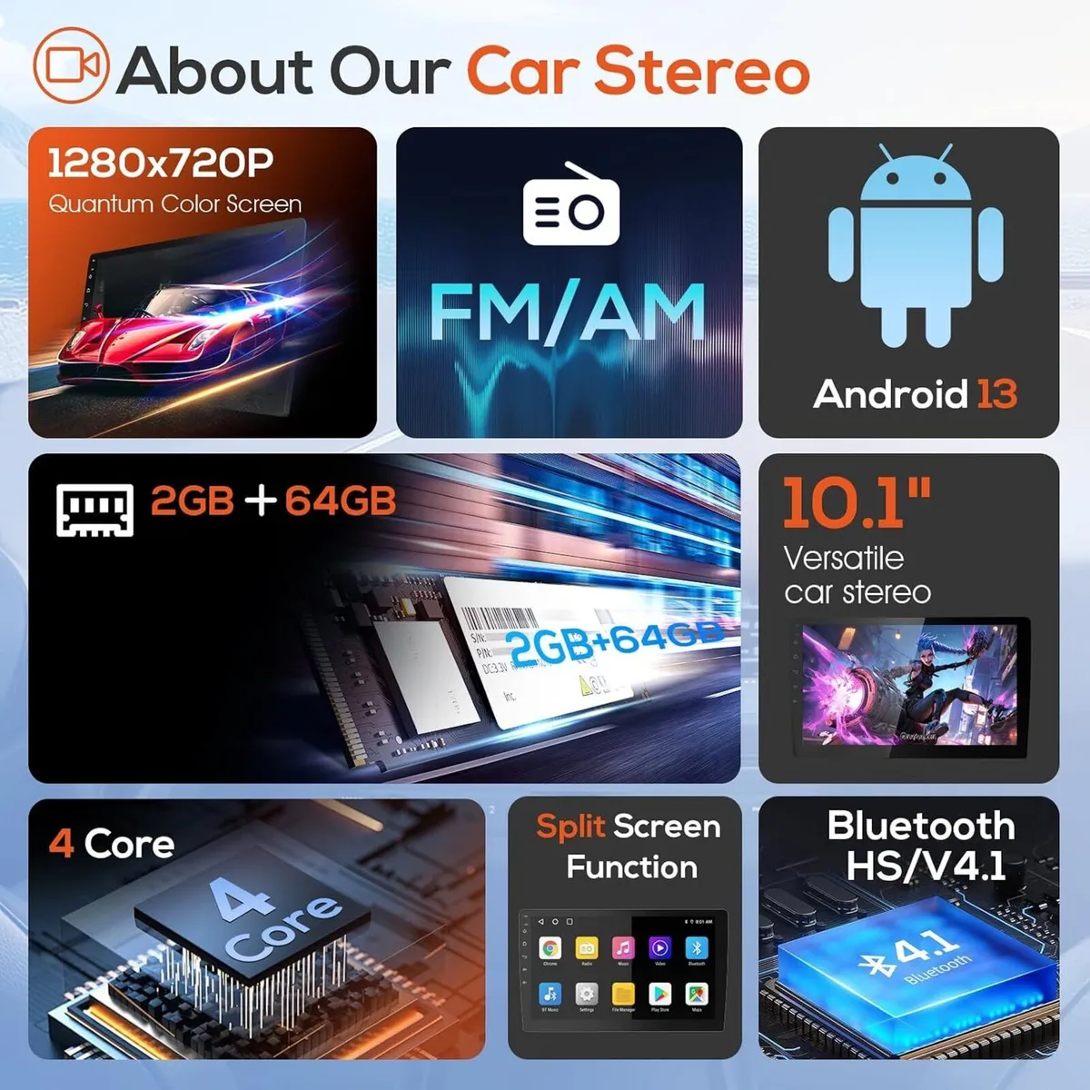 2GB+32GB Android Car Radio with GPS & FM - Image 2