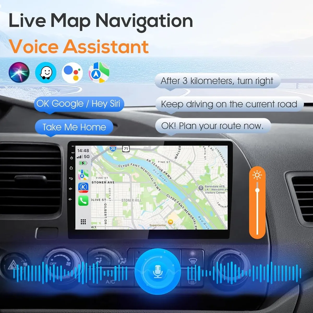 2GB+32GB Android Car Radio with GPS & FM - Image 4