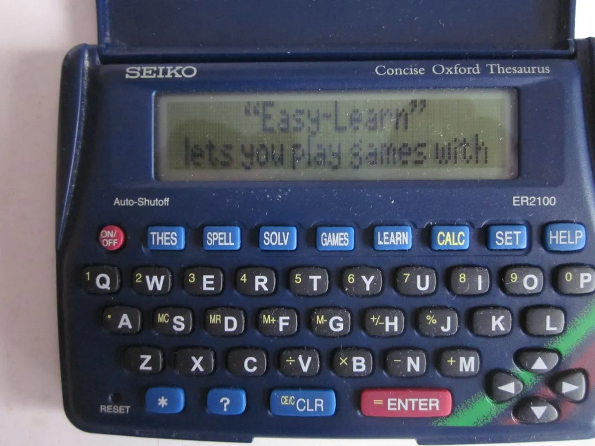 Seiko ER2100 Concise Oxford Electronic Thesaurus - Image 4