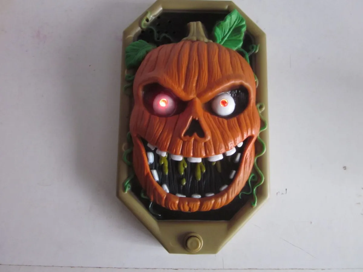 Animated Talking Jack-O-Lantern Door Bell - Image 4