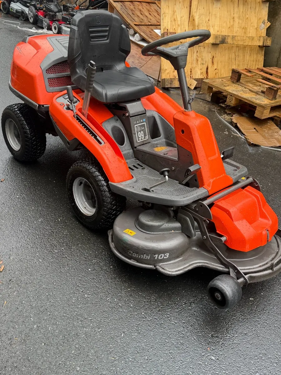 Used Husqvarna R214TC front deck rider lawnmower - Image 2