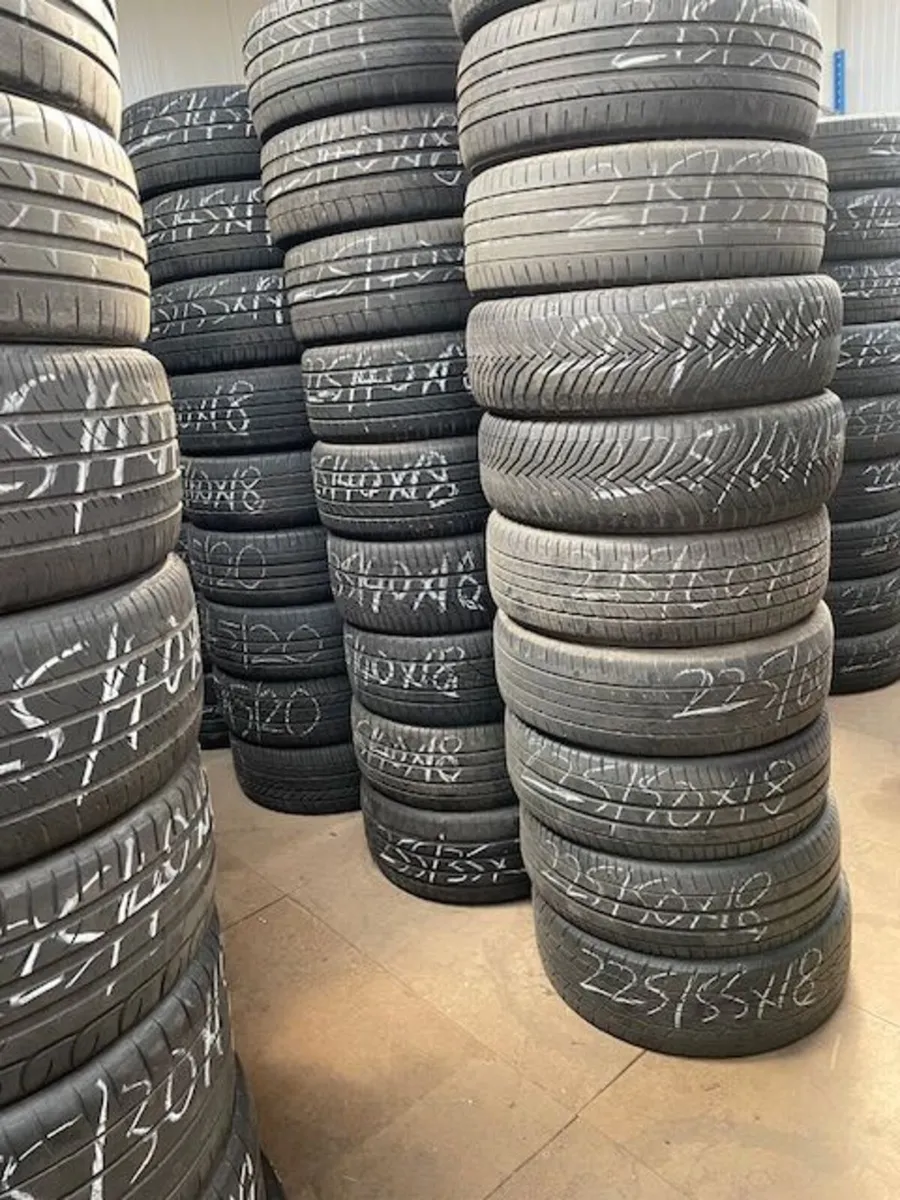 260 PARTWORN TYRES - Image 1