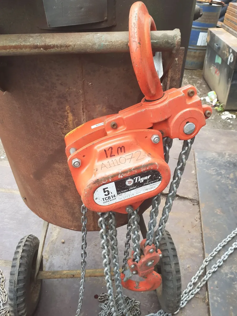 TIGER 5T HEAVY DUTY CHAIN BLOCK - Image 1