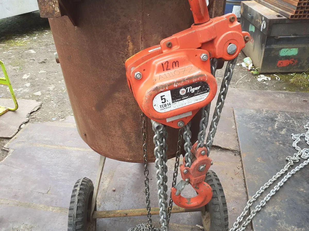 TIGER 5T HEAVY DUTY CHAIN BLOCK - Image 3