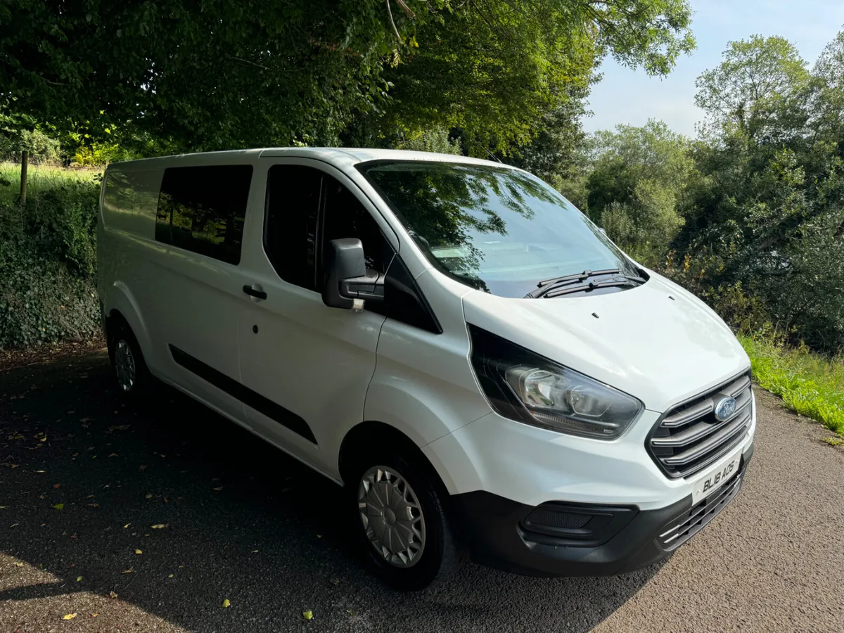 2018 Ford Transit Custom Factory Crew Van NO VAT - Image 1
