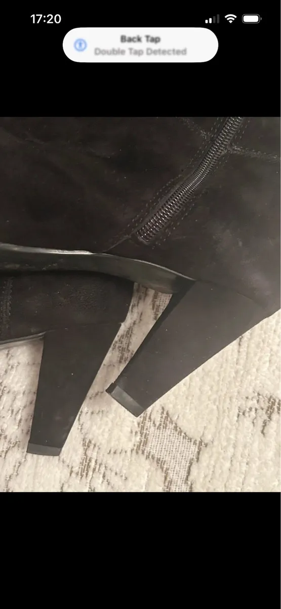 Black suede boots from Bandelino - Image 4