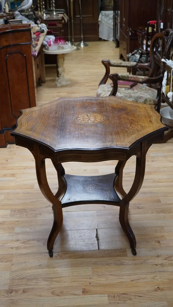 Edwardian Rosewood Centre Table c.1900 - Image 2