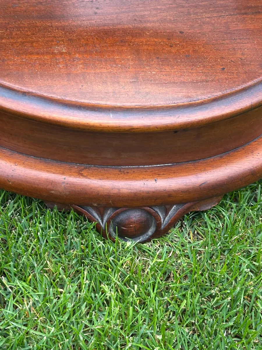 Victorian mahogany dressing table mirror - Image 4