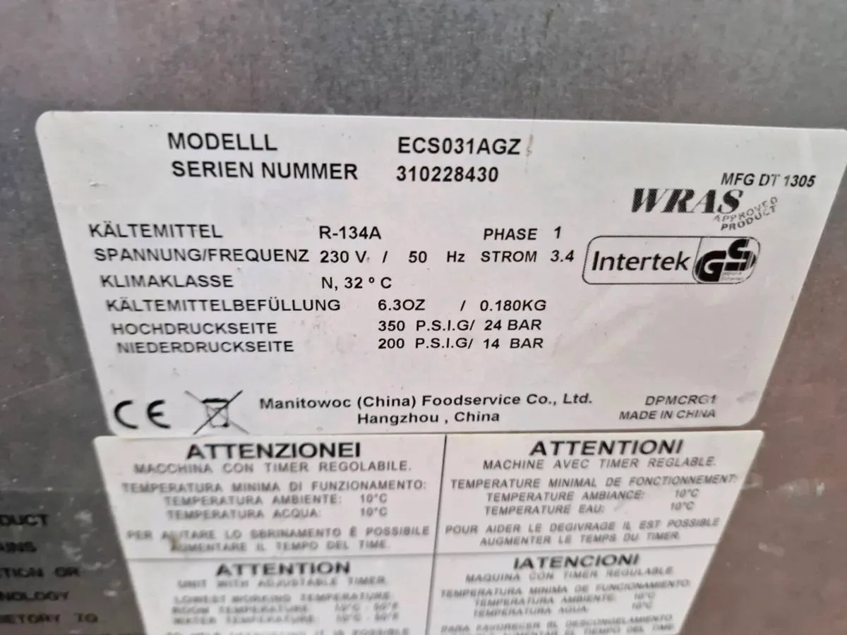 Manitowoc 30kg Ice Machine - Image 3