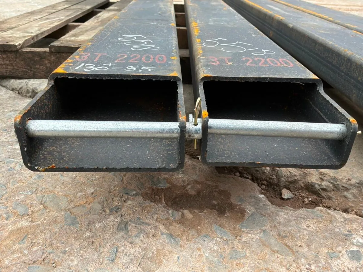 New / unused 2.2mts Fork lift extension forks..... - Image 3
